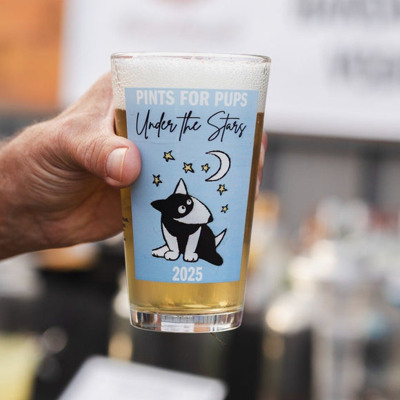 2025 Pints for Pups Pint Glass