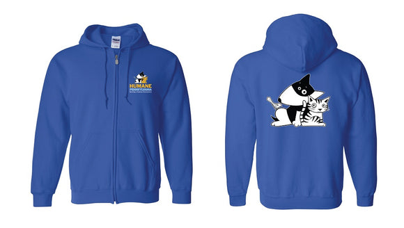 Humane Pennsylvania Zip Up Sweatshirt