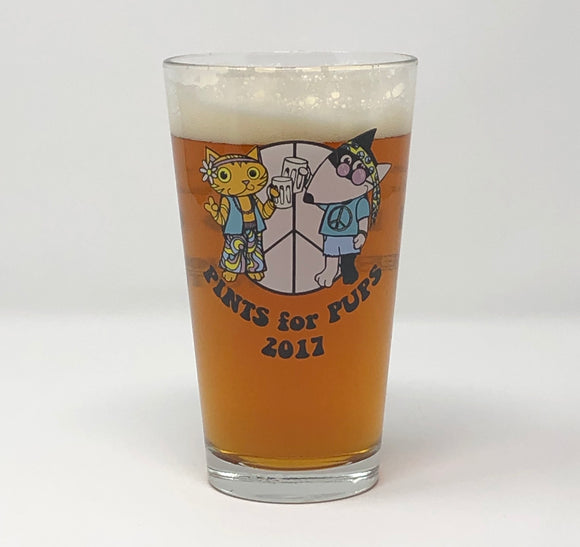2017 Pints for Pups Glass